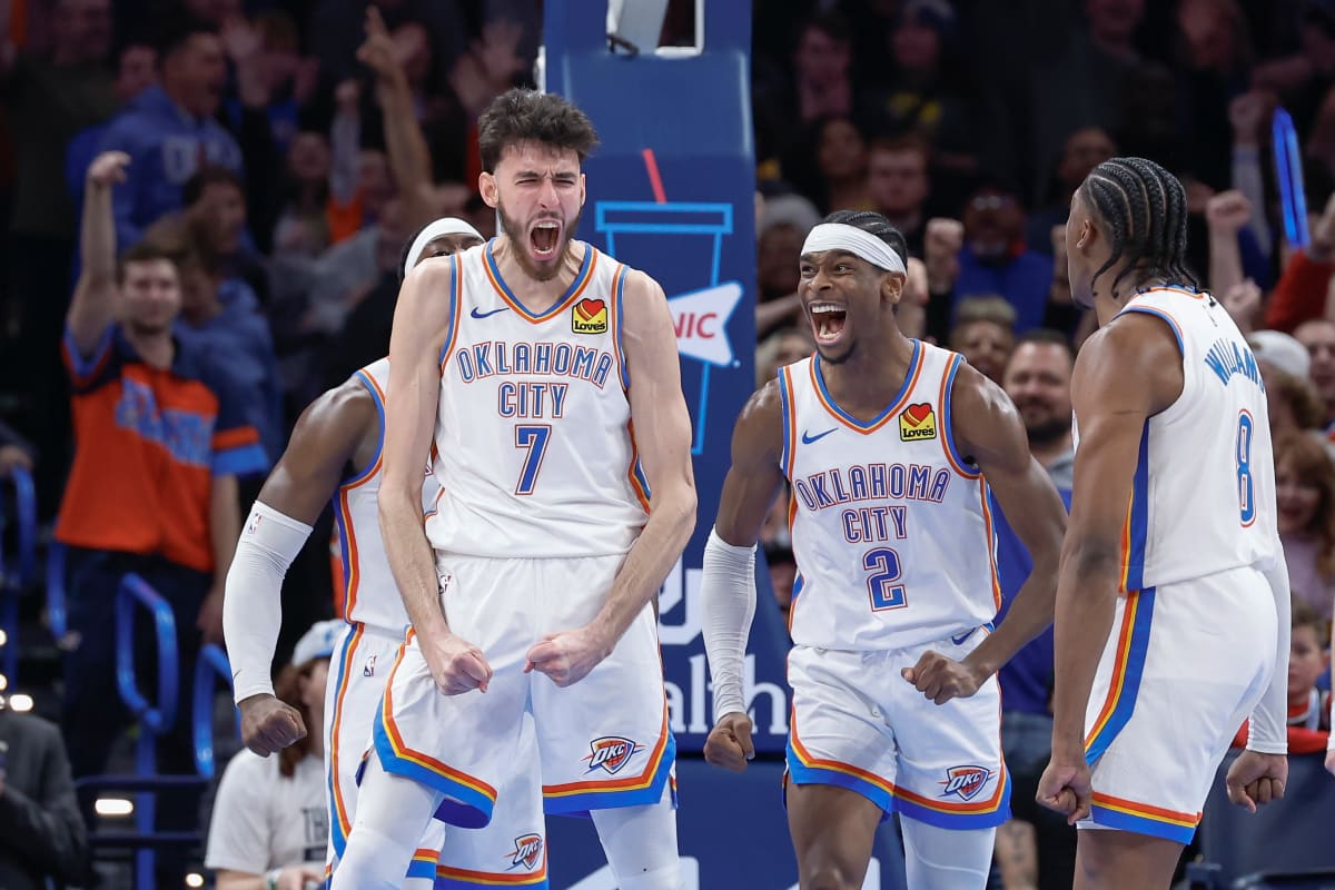 The Thunder’s trio in the clutch

SGA (45 minutes)

51 points 
7 assists (0 turnovers!)
7 rebounds
3 steals
18/29 FGA
70 Ts%

Chet (49 minutes)

43 points
2 assists
17 rebounds
7 blocks
15/26 FGA
70 TS%

JDub (44 minutes)

33 points
7 assists
4 rebounds
11/14 FGA
85 TS%

OKC is