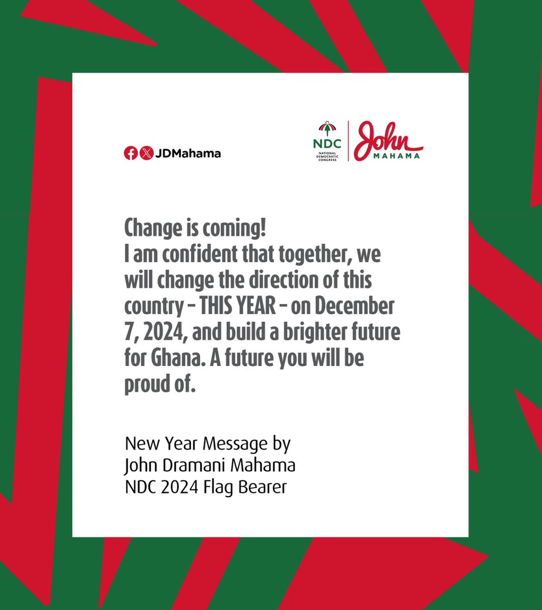 Change is coming! #voteJM