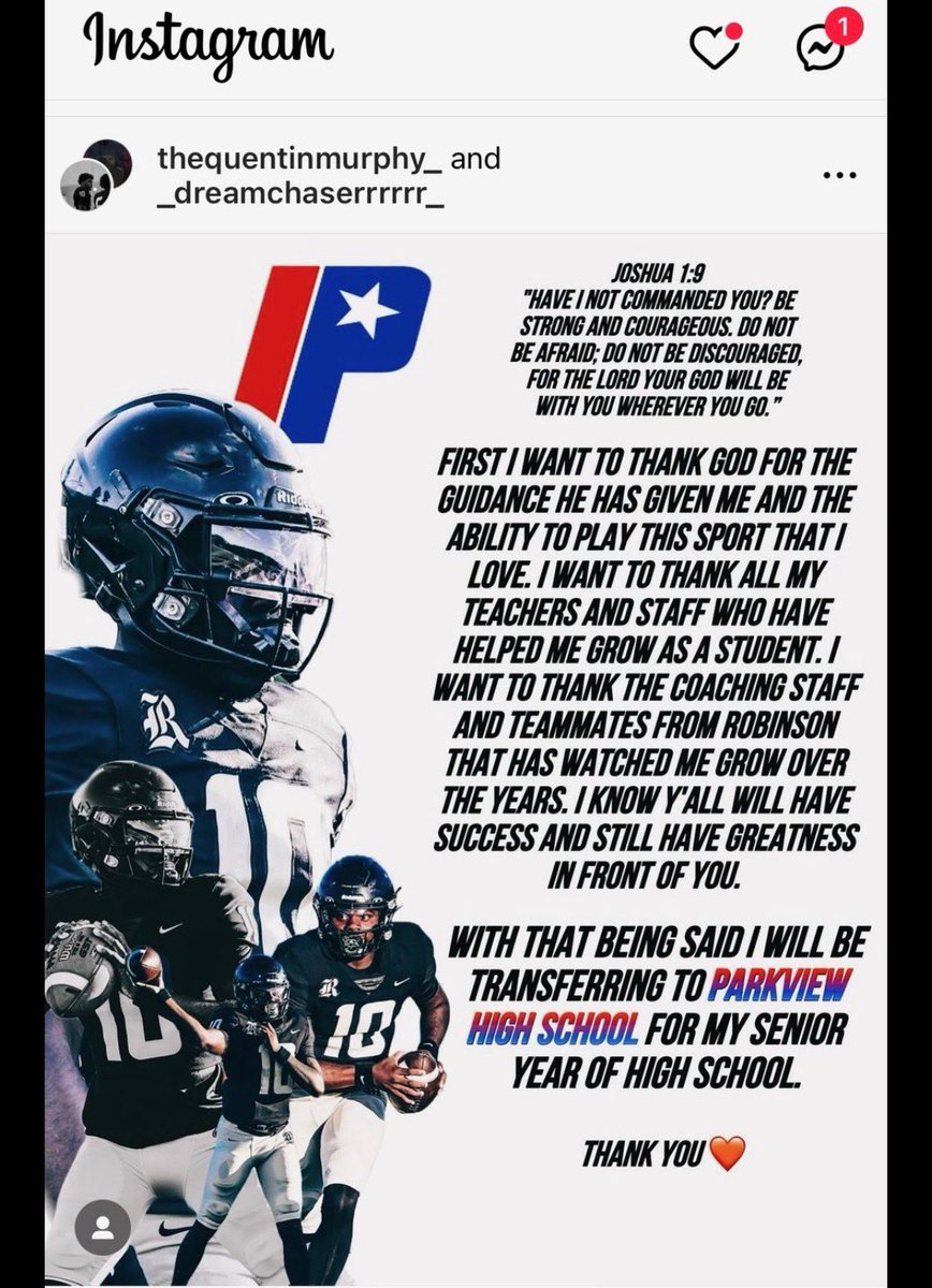 JWaltWilliams's tweet image. Hey @ArkActAssn are we ready to address what’s going on at Parkview yet or are you going to keep your head in the sand? If private schools had kids make announcements like the NCAA transfer portal they’d be kicked out immediately.