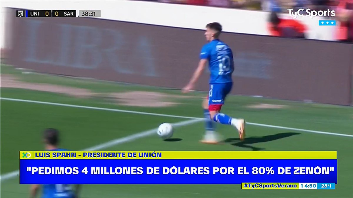 la12tuittera's tweet photo. 🗣️Luís Spahn (Pte. Unión) en @TyCSports:
"Es una decisión de #Boca, la idea es quedarnos con una parte, pero si mejoran la oferta podemos vender el 100%. #Boca nos ofreció 3 pero queremos 4 millones de dólares por el 80% de #Zenon.
Ofrecimos recibir un % de pago de #LunaDiale, que nos cedan un 25% para no pedirles más dinero, inclusive trasladar cuotas para el año que viene. Tenemos buen vínculo con #Boca, ellos defienden sus intereses y nosotros los nuestros".