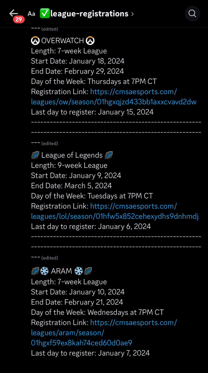 CMSA eSports tweet media