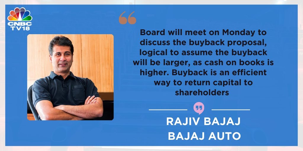 #Bajajauto #sharebuyback 

The buyback program was generally considered positive for Bajaj Auto #shareholders, as it leads to an increase in the company's stock price and a decrease in the number of outstanding shares. This can lead to increased earnings per share (EPS) and