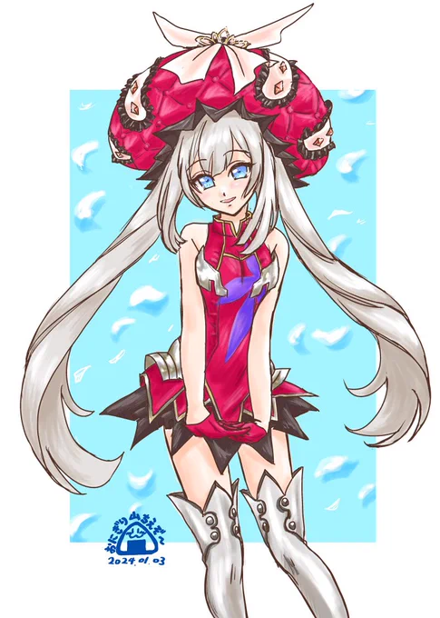 FGOのオルレアンをクリアしました記念お絵描き。マリー・アントワネットがめちゃくちゃ可愛かったです!!あとデジタル塗りがまだまだ全然手探りな段階なんですけど、だんだん楽しくなってきた。 