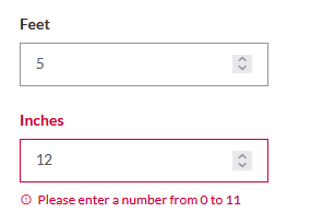 mandreko's tweet photo. @AnthemBCBS You may want to fix your validation on your "Health Profile" survey. It won't let you put in "0" for inches of height. I thought I'd get around it with 5'12", but it won't let you enter a "12" either. It insultingly asks you to enter a "0", which doesn't validate. https://t.co/fCGRKYEvtM