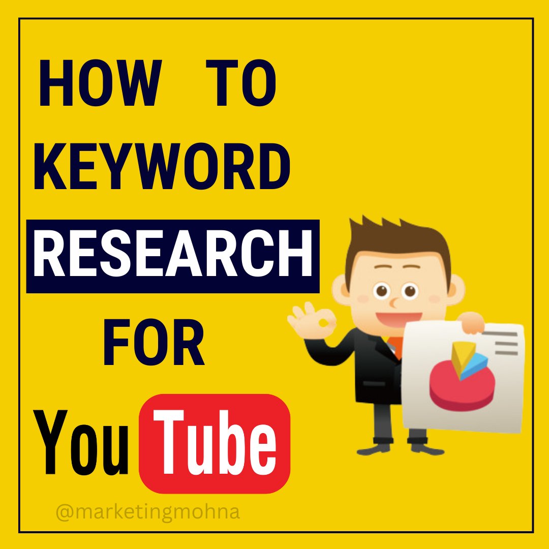 marketingmohna's tweet photo. ✅Use YouTube's Search Bar
✅Start with general keywords related to your video content
✅Look at the top-ranking videos for your chosen keywords
✅YouTube Keyword Tools
#youtubeseo #youtubeseotips #youtubeseotools #instagramdown #youtubeshorts   #Videos #YouTube #youtubepremium https://t.co/JIZ25vdot7