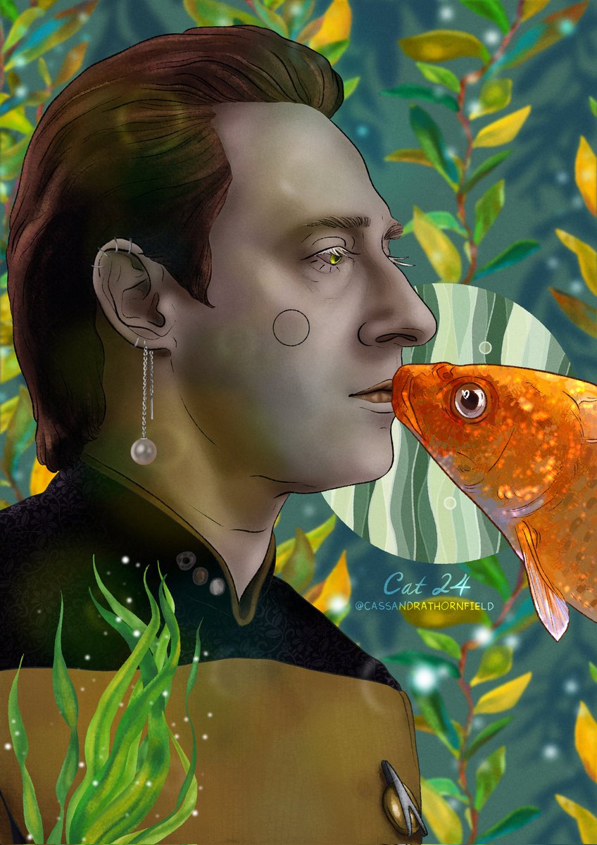 CassieTheTengu's tweet photo. Seascape (or, So sweet and so cold)

#data #datasoong #datatng #startrektng #startrekfanart #digitalart #myart #myartwork #digitalpainting 

Little side note: I stopped posting on here because I thought no one cared. But you know what? It's a new year and I love what I'm drawing https://t.co/k6anNxBFMv