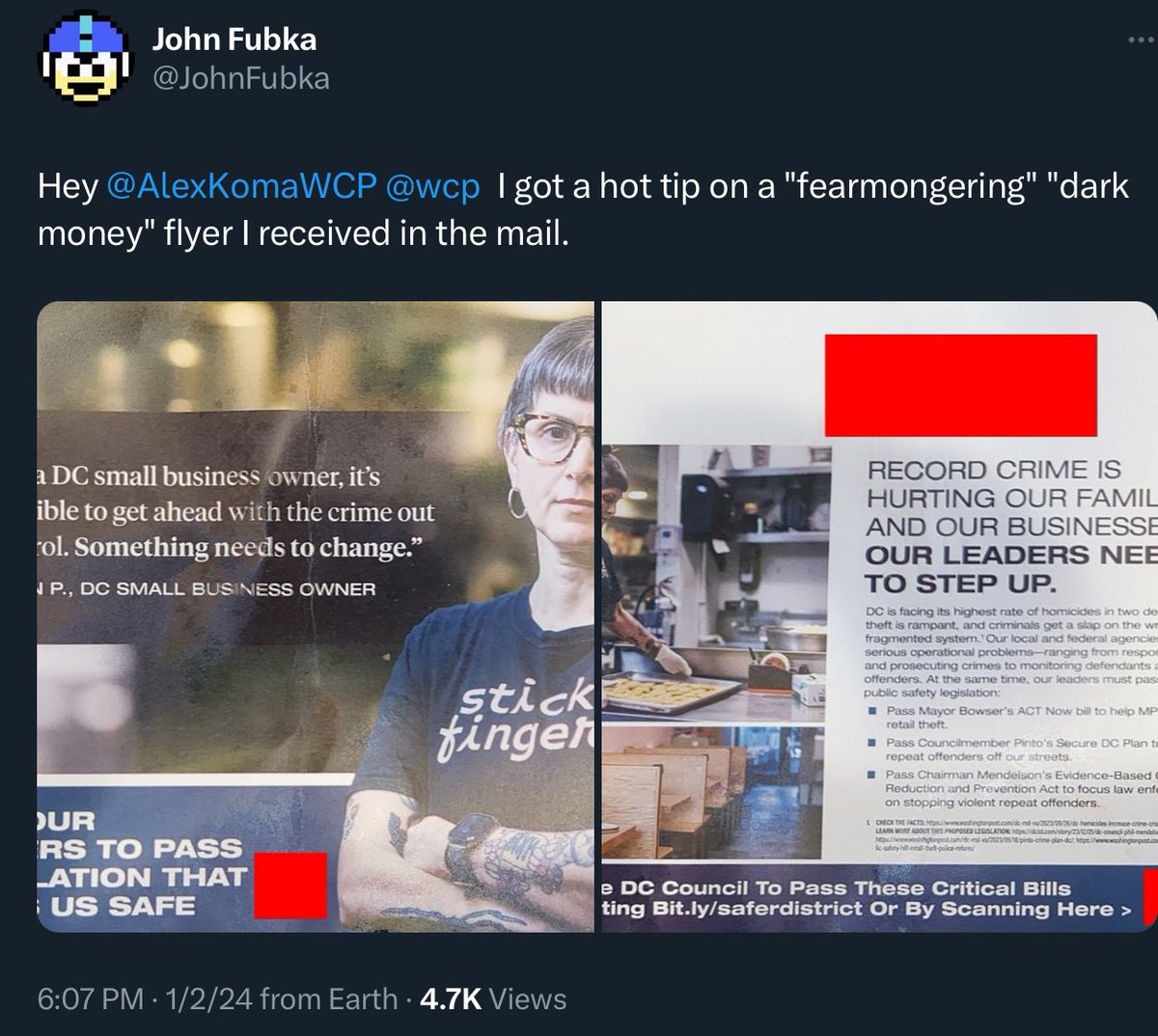 NW_Realist's tweet image. Another Ward 1 #dcsmallbiz leaving the neighborhood due to the crime crisis @BrianneKNadeau helped create.

Unsurprising, Plaza a longtime mess. NoDo touted “sobering center” coming to old firehouse on Park Rd @DC_ANC1D Fall mtg that won’t help. 

popville.com/2024/01/sticky…