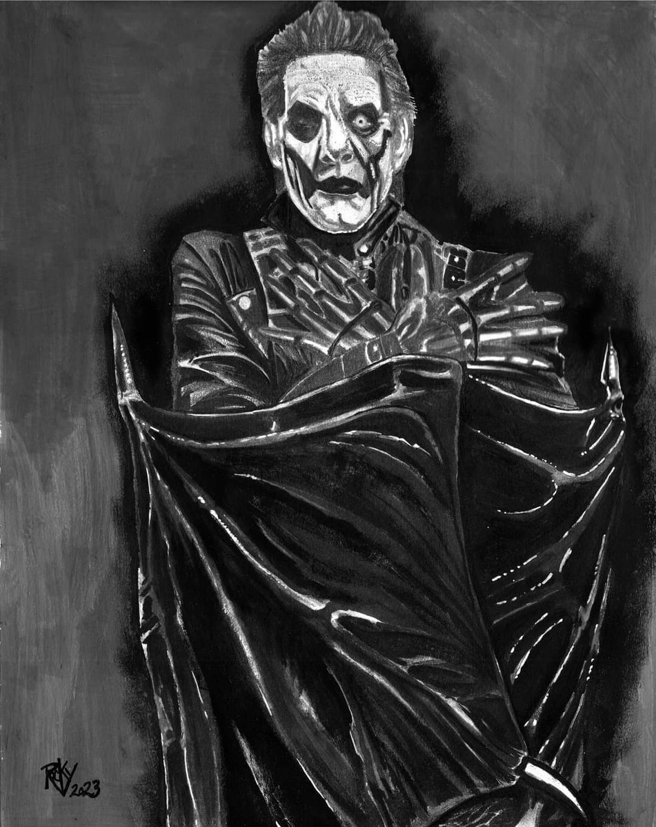 RockyAndreotti's tweet photo. PAPA BAT EMERITUS IV from Ghost (commission) 2023 https://t.co/IohOcPOFGW