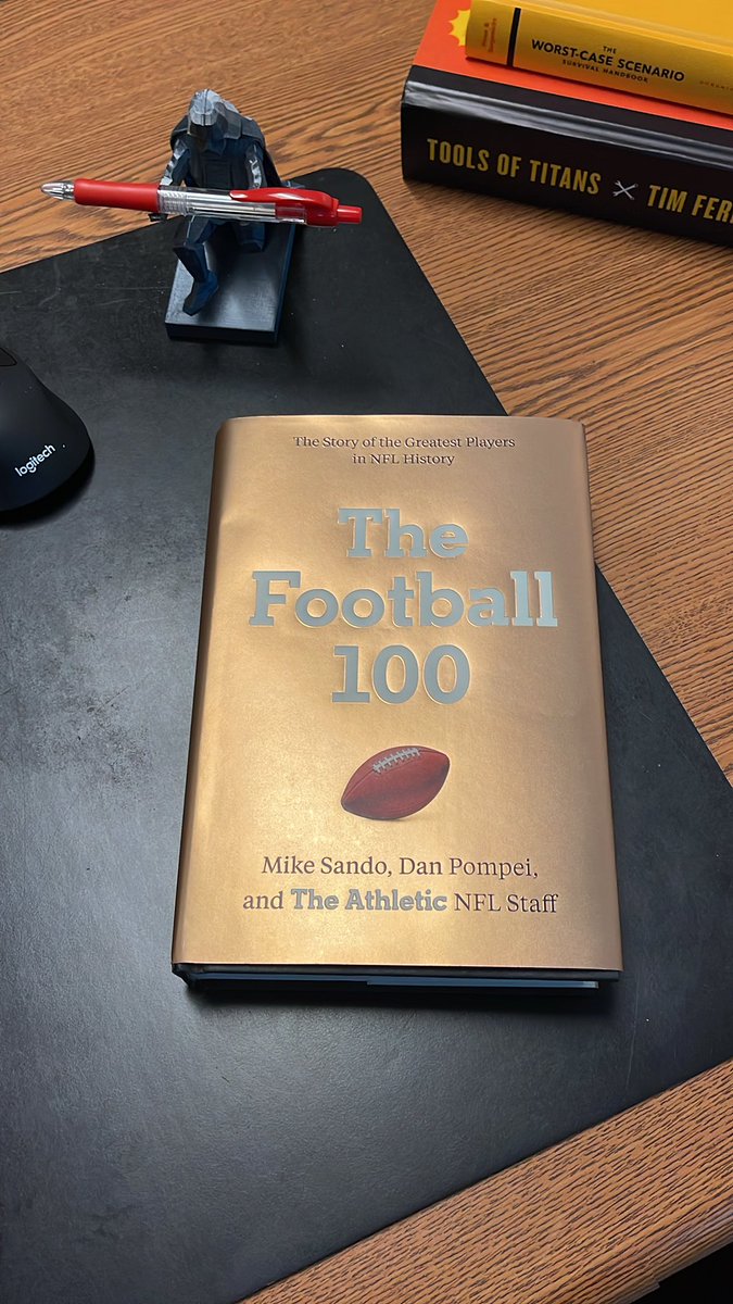 The book I am most excited to read this year is @TheAthletic’s The Football 100. One of my responsibilities as a coach is to educate myself and our players on the history of the game and pay our respects to those that made the game what it is today! Can’t wait to start!