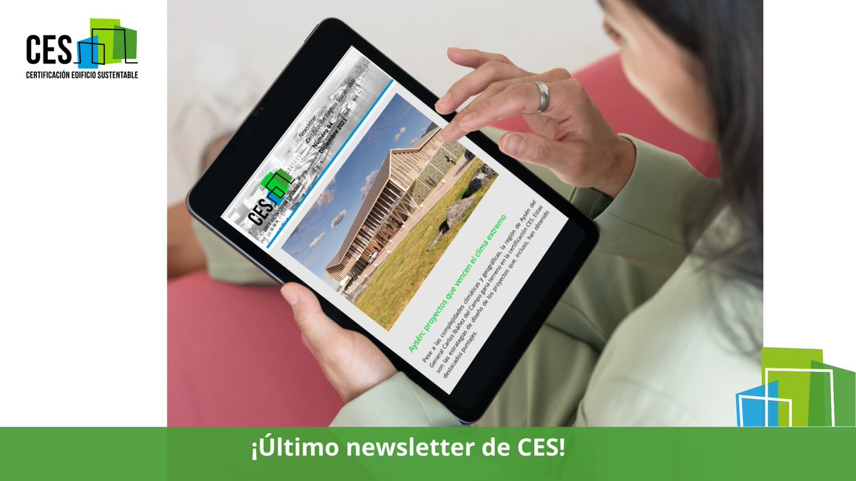 🌿📰 ¡Último newsletter de CES! Descubre las novedades detrás de:

🏞️ Proyectos sostenibles en Aysén
🔄 Tánica y su enfoque como empresa destacada en sostenibilidad
💬 Entrevista con la DA-MOP Loreto Wahr y la evolución de los Premios CES

mailchi.mp/certificacions…