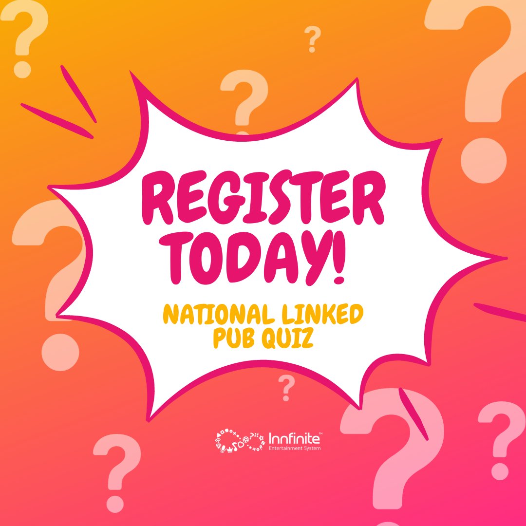 Have you registered for our next National Linked Pub Quiz? 

📅Thursday 25th January
⏰Start from 7pm 
🏅Linked Jackpots: £500, £300 & £200
💸£2 Entry Fee for Players

Sign up today: innstay.co.uk/nationallinked… 

#nlpq #pubs #ukpubquiz #nationalquiz #pubquiz