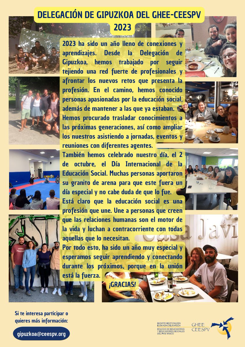 CEESPV's tweet photo. #ghee #ceespv #educacionsocialeuskadi #gizartehezkuntzaeuskadi https://t.co/E9pBYSW5lm