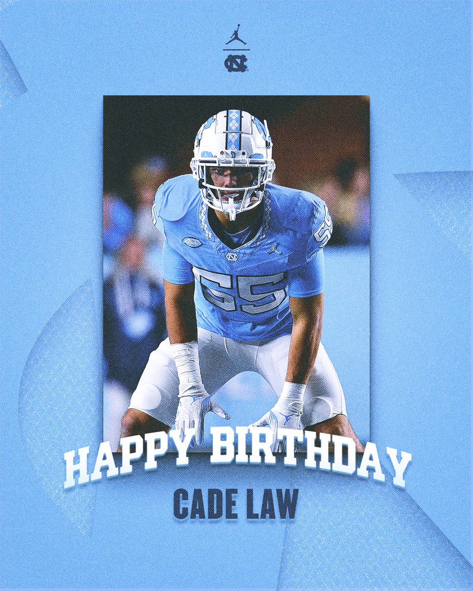 Happy Birthday, @CadeLaw11 #CarolinaFootball 🎂 #UNCommon