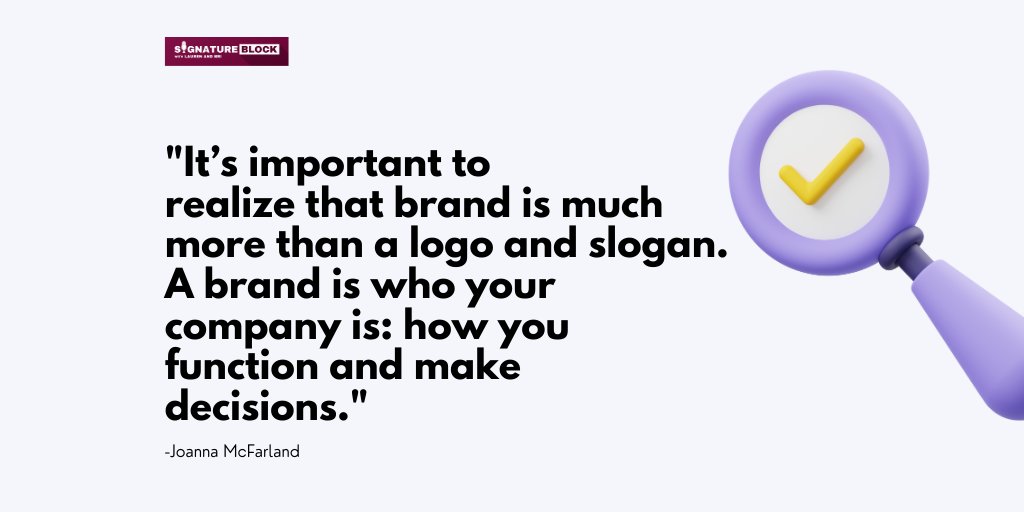 BlockCadilac's tweet photo. "✨""It’s important to realize that brand is much more than a logo and slogan. A brand is who your company is: how you function and make decisions.""⭐
 -Joanna McFarland-
-
-
#logo #brand #leadership #determination #successful #prepare #fulfillment #hope #chance #comfort https://t.co/pkLFq3oORX
