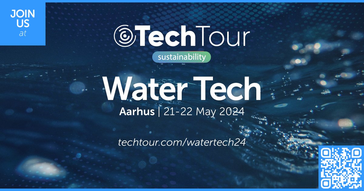 The Water Council is a proud supporting partner of @TechTourHQ Water Tech. Around 35 companies will be selected to present their cutting-edge technology at the event in Aarhus, Denmark, on May 21-22. The application deadline is Feb. 8. Learn more: ow.ly/mbsP50Qn8Gt