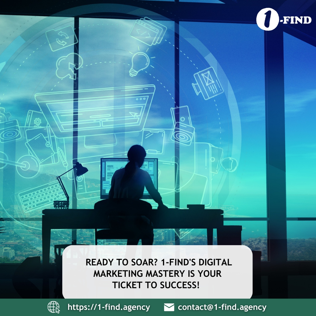 1findservices's tweet image. Ready to Soar? 🚀✨ 1-FIND's Digital Marketing Mastery is Your Ticket to Success! 

Elevate your brand, expand your reach, and dominate the digital landscape with our tailored strategies. 

Let's chart your course to triumph together! 🌐💡 

#1FIND #DigitalMarketingMastery
