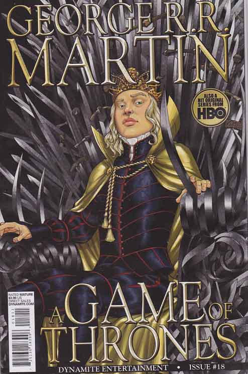 MakeMyComicRare's tweet image. #GameofThrones #18 (2014) Mike S. Miller Cover / #GeorgeRRMartin &amp;amp; Daniel Abraham Writers / Tommy Patterson Artist / 1st Appearance #WalderFrey  rarecomicbooks.fashionablewebs.com/A%20Game%20of%…  #RareComicBooks #KeyComicBooks #DynamiteEntertainment #ComicBooks