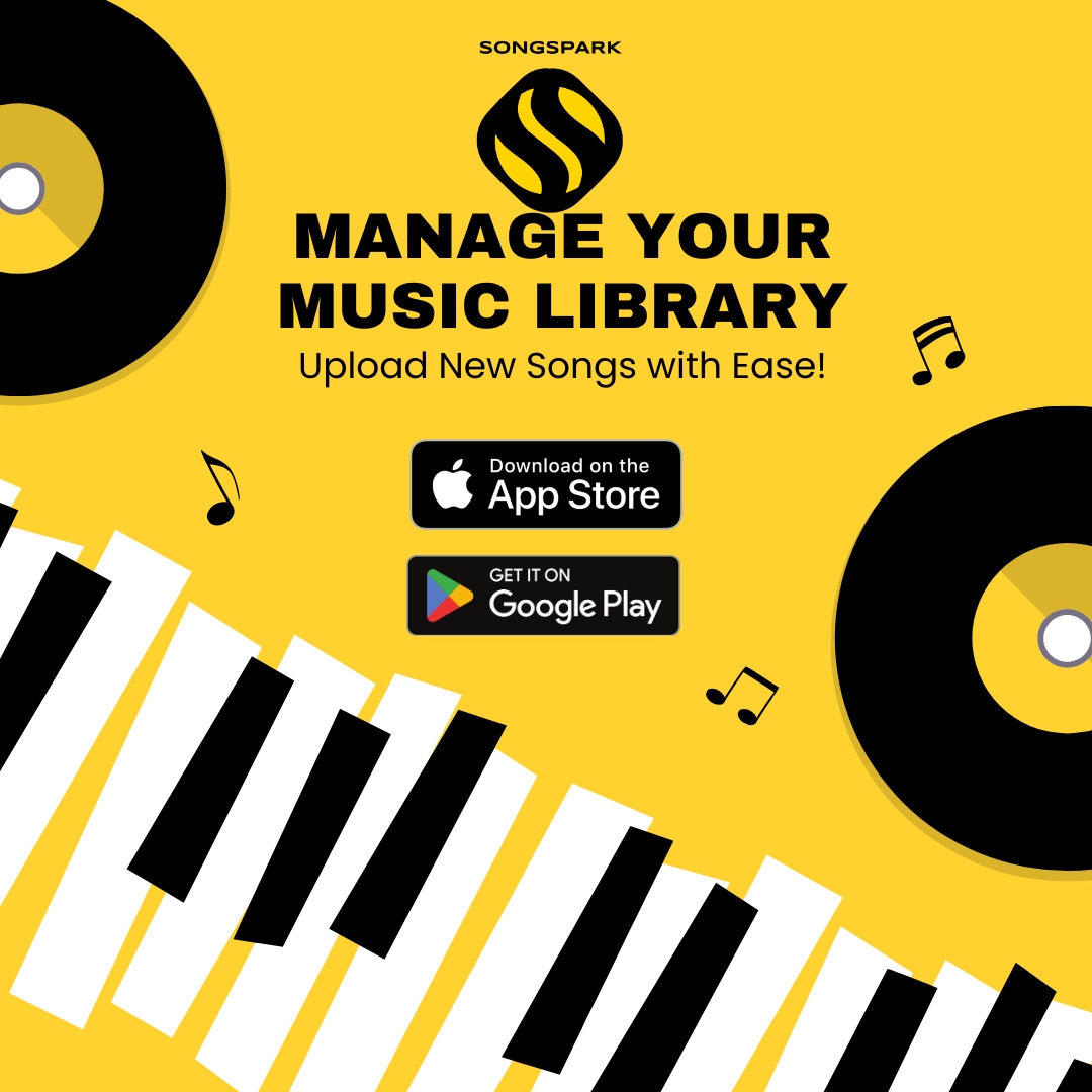 SongSparklive's tweet photo. Curate your melody sanctuary effortlessly! 

Manage your music library and upload new songs with ease on SongSpark Live! 🎶✨

Visit our website!
🌐https://t.co/6cGNoO28D0
📧 info@songspark.live

#SongSparkLive #MusicInfluence #InfluencerCollab #SongOwners #MusicCommunity #Ind... https://t.co/FwwVzJSYND