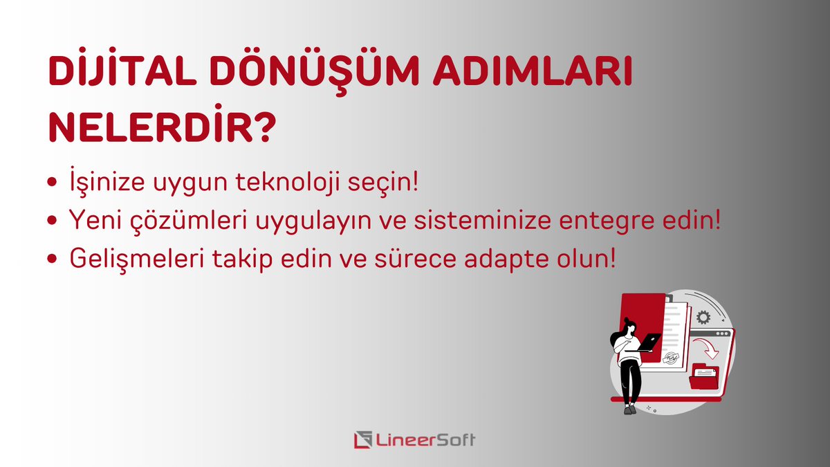 İşletmenizin dijitalleşme sürecinde sizi anlayıp, ihtiyaçlarınıza yönelik çözüm oluşturmak için yanınızdayız!
lineersoft.com.tr
#dijitaldönüşüm #i̇şletmeçözümleri #yazılımgeliştirme #lineersoft