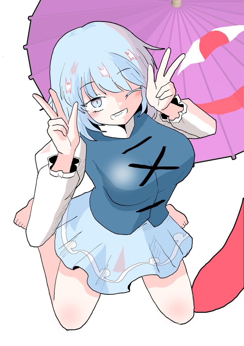 多々良小傘 「小傘ちゃん3Dアタリ練習。 」|インド僧@skeb 受付中のイラスト
