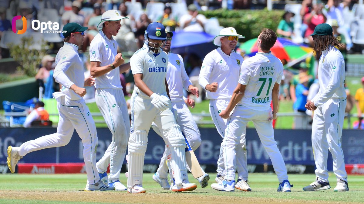 6 - Six #TeamIndia batters got out for a duck in the first innings against South Africa, the joint most by any team in a single innings in the history of Test cricket; this is the second time India have had as many ducks in a Test innings (vs England, August 2014). Zero. #SAvIND