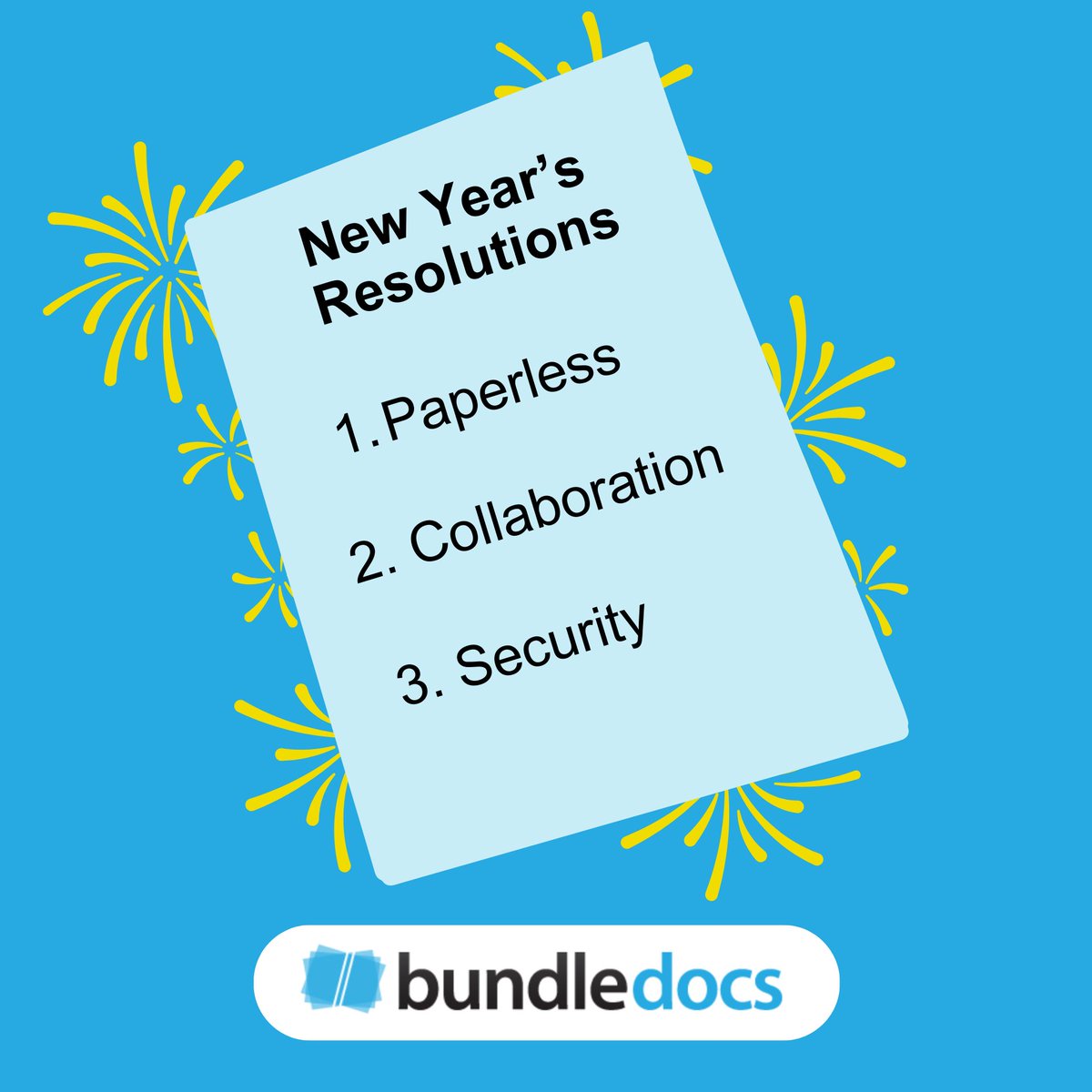 bundledocs's tweet image. Do you have any Resolutions for the New Year?

This year, make bundling easier with Bundledocs, a simple and intuitive tool. We offer a 30-day free trial with no credit card required.

Contact us now: info@bundledocs.com

#Ebundle #EBinder #PDFDocument #LegalTech #CloudSolutions
