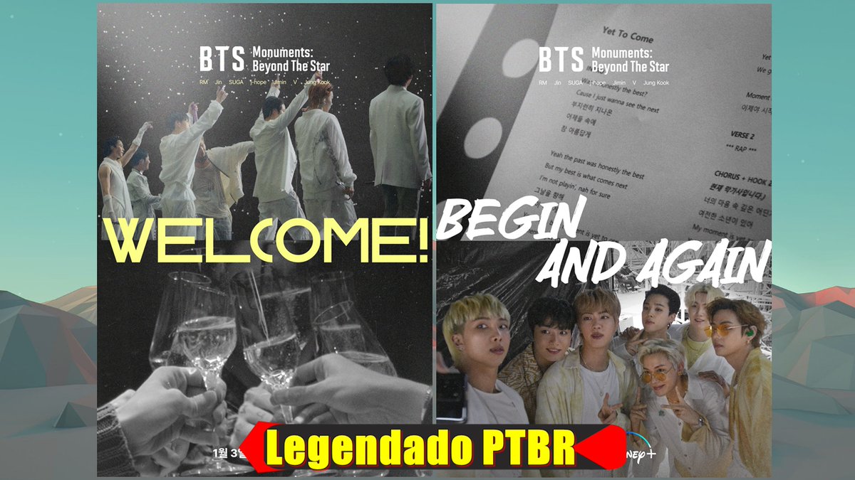 Assista com legenda PTBR os novos episódios 5 e 6 do DOC BTS MONUMENTS: BEYOND THE STAR,  btsnewsbr.com/2023/04/docume…