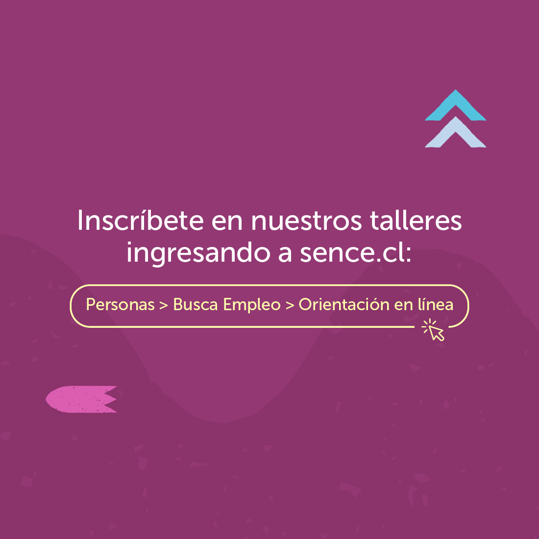 Nuevo año, nuevas oportunidades de trabajo 🥳
En Sence seguimos con los talleres virtuales gratuitos que te guiarán en tu búsqueda laboral 👨🏻‍💻👩🏻‍💻. Conoce aquí 👇🏼 detalles del taller de esta semana e inscríbete ingresando a bit.ly/3JXvjHH