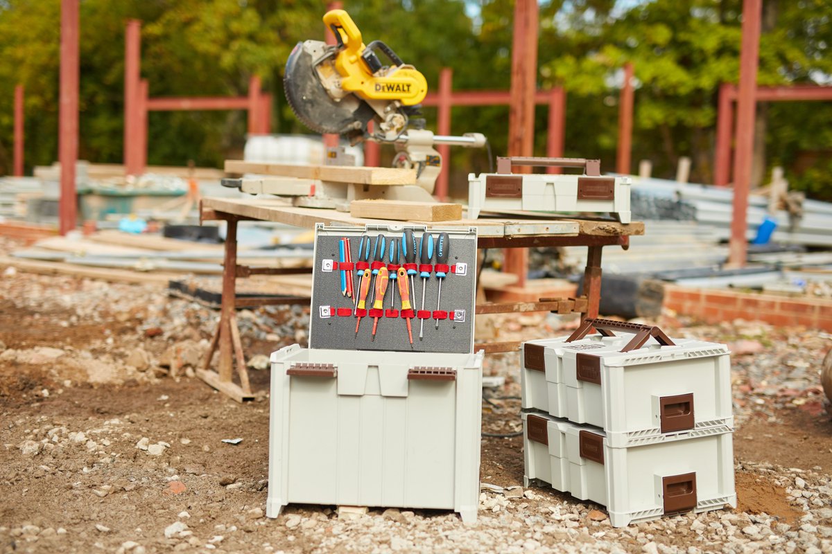 New year, new work vibes. Elevate your storage game with Reisser Crate Mate - the perfect option to organise your tools &amp; equipment. Available from reissercratemate.co.uk