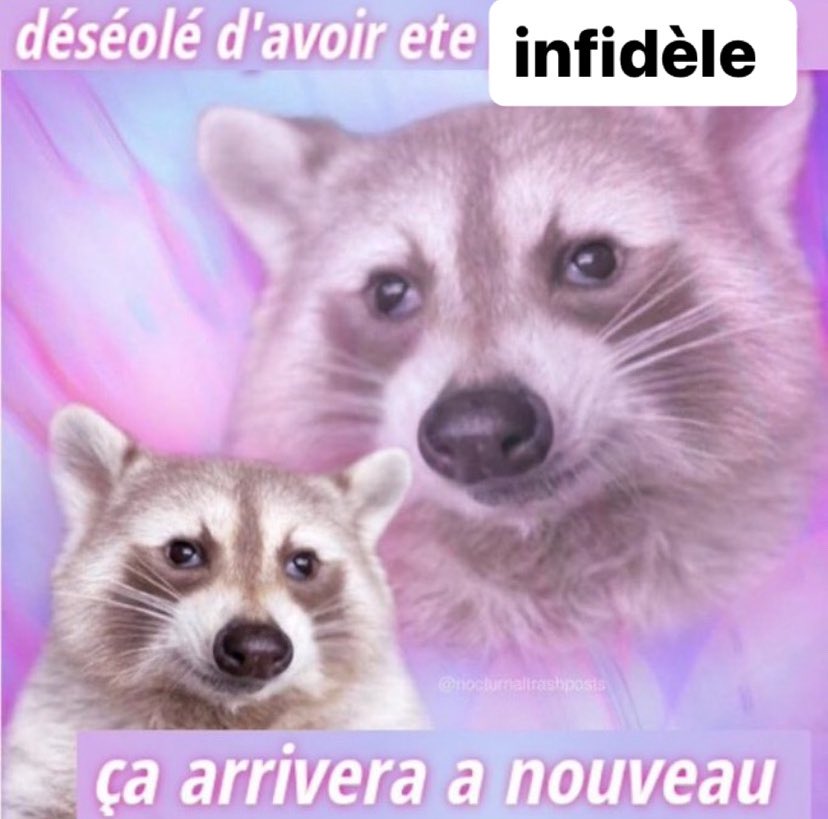 mon ex après m’avoir trompé 3 fois :