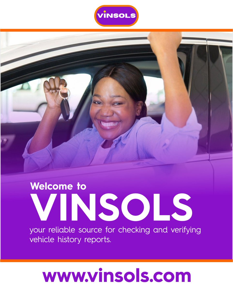 Welcome to VINSOLS! Your trusted destination for checking and verifying vehicle history reports. 🛡️ #VINSOLS #VehicleHistory