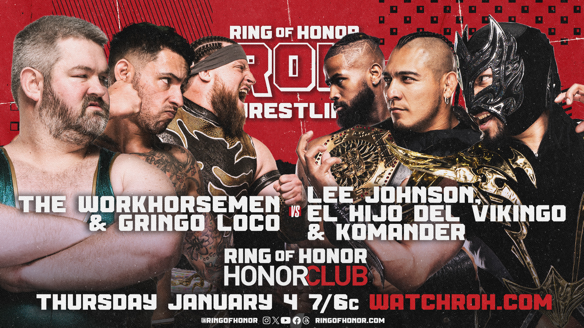 Ring of Honor Wrestling January 4, 2024 Kyle Fletcher defends TV
