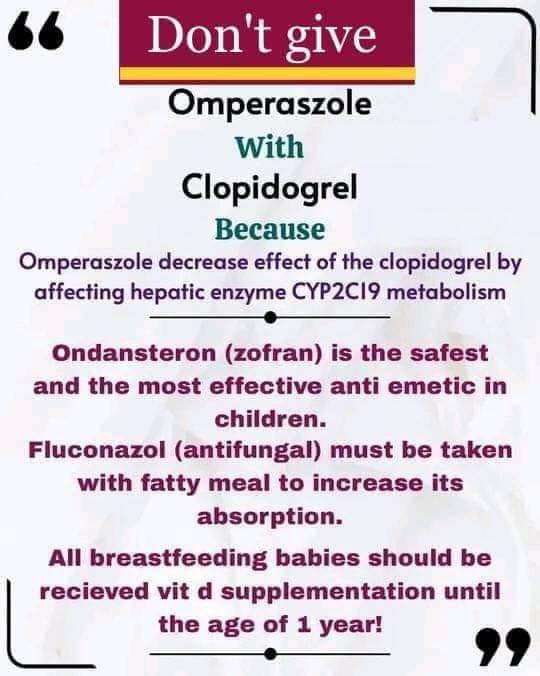 omeprazole with clopidogrel
