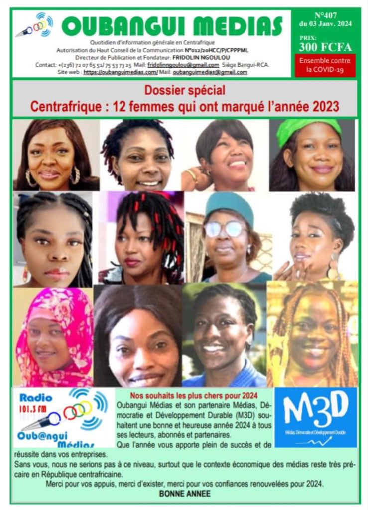 amania_algoni's tweet photo. Un immense merci à Oubangui Média pour m'avoir incluse parmi ces femmes remarquables. C'est un honneur de figurer dans cette édition spéciale mettant en lumière nos contributions. Votre reconnaissance valorise l'engagement des femmes en Centrafrique. #Centrafrique https://t.co/CHAMnJoL8k