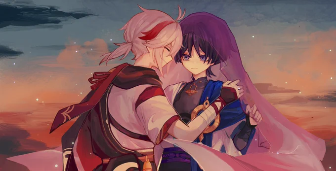 #kazuscara 画了喜欢的日出!生日快乐