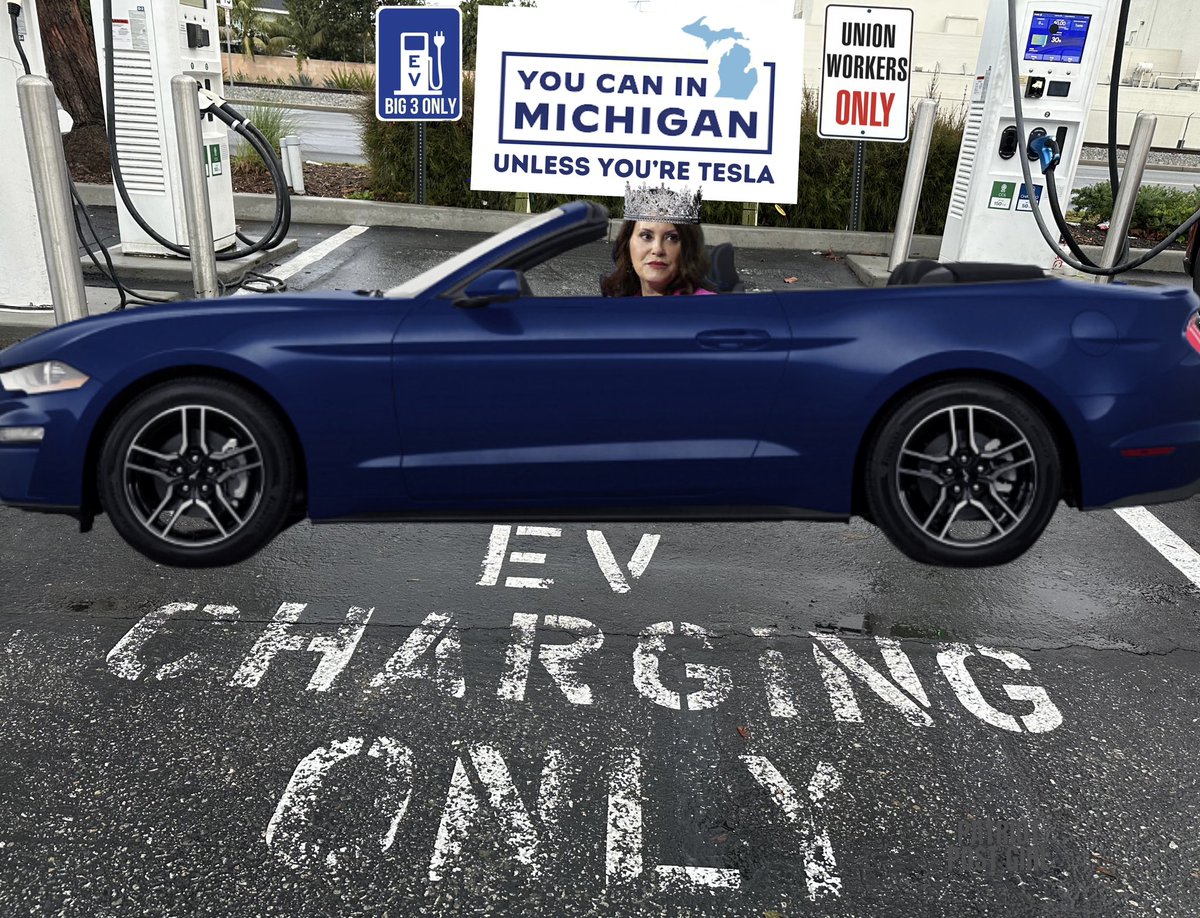PatriotPostGirl's tweet photo. #YouCanInMichigan, unless you’re Tesla, as Governor Whitmer steers the state towards an EV revolution that is based more on politics than environmentalism.
@downi75 for the Lansing 411 every Wednesday! https://t.co/DLDAceLKEa