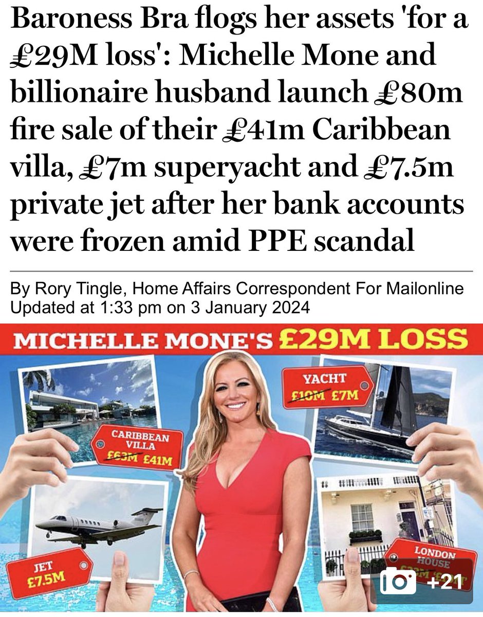 Apparently @MichelleMone is having to sell the yacht she said she doesn’t own. 🤔