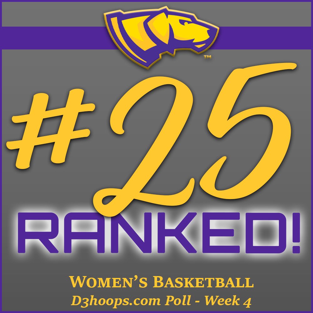 For the 1st time since 2016-17, your @uwspwbb team is RANKED! #Pointers take their undefeated record into tonight's conference opener!