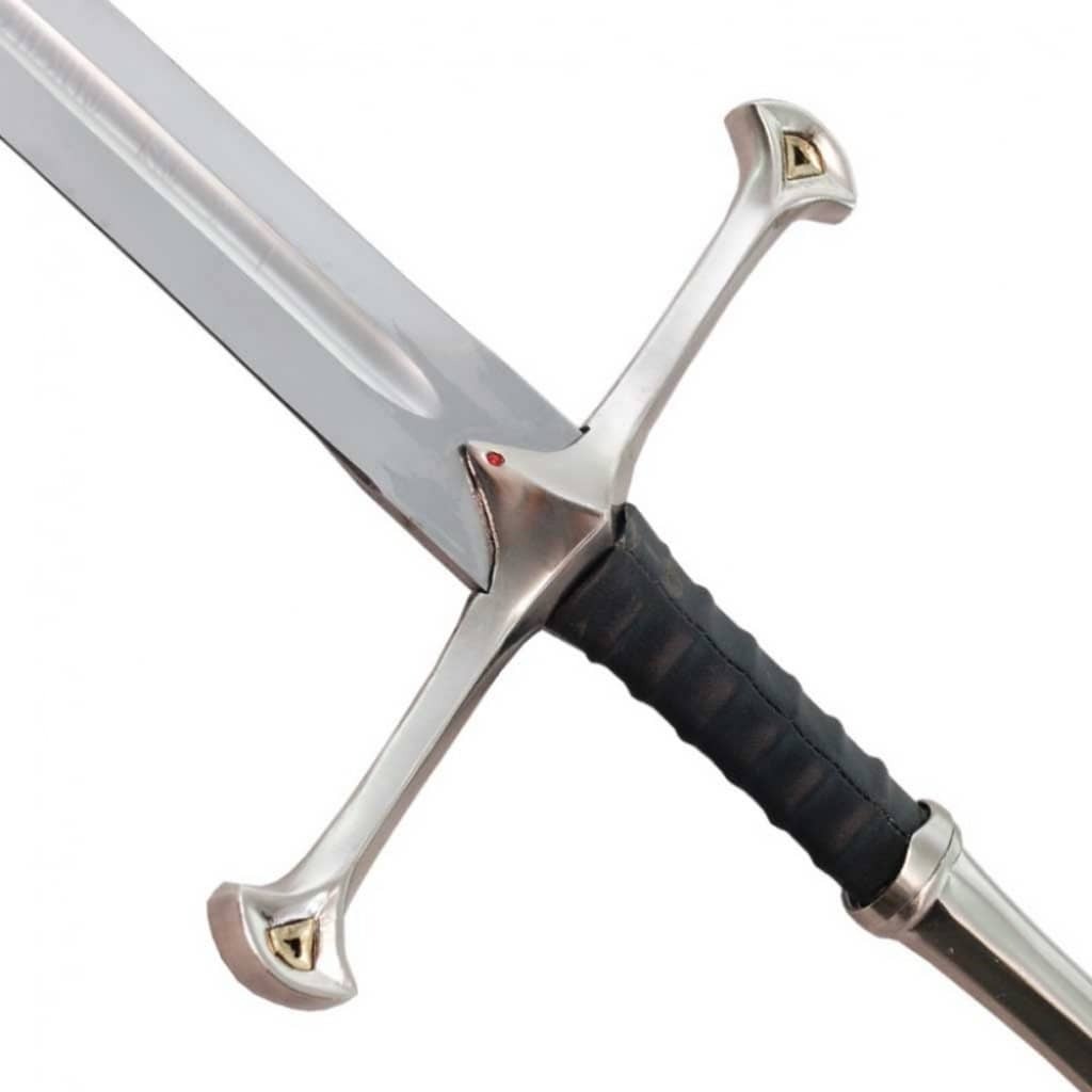 SwordsKingdom's tweet image. Anduril Narsil Sword of Aragorn Strider

swordskingdom.co.uk/anduril-narsil…

The Anduril Narsil Sword replica is one of the highly demanding and best-selling swords in the world with millions of fan following. 
#knifeporn #fight #historicalfencing #d #history #longsword #digitalart