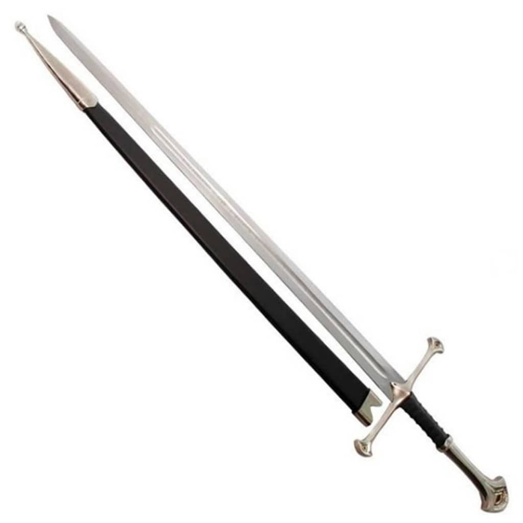 SwordsKingdom's tweet image. Anduril Narsil Sword of Aragorn Strider

swordskingdom.co.uk/anduril-narsil…

The Anduril Narsil Sword replica is one of the highly demanding and best-selling swords in the world with millions of fan following. 
#knifeporn #fight #historicalfencing #d #history #longsword #digitalart