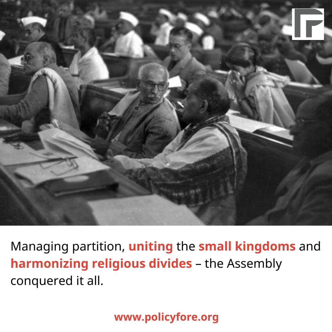 policyfore's tweet photo. Do you know the story of the Constituent Assembly of India? Read on to find out how the Assembly guided the nation through a time of great peril and gave us democracy..

https://t.co/1NH6GqbGpP
#knowyourconstitution https://t.co/QtWvLVCneC
