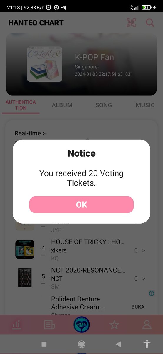whatwood's tweet photo. Akhirnya dapet 20 poin 👏👏 https://t.co/vapWqUsboR
