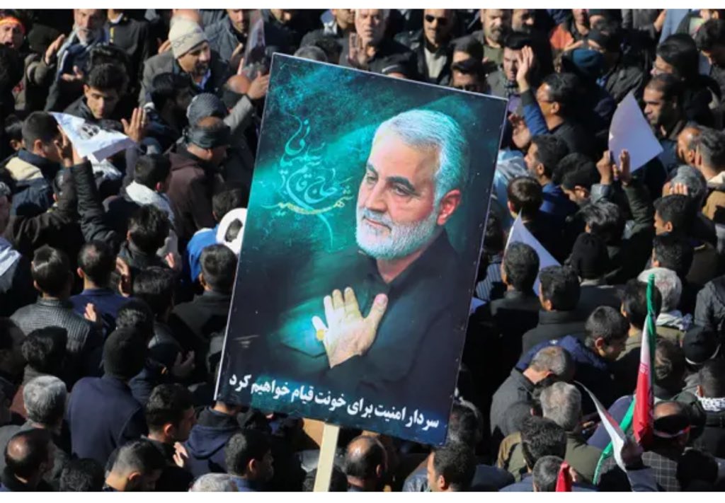_AMANZE_'s tweet photo. 73 Reported Killed in Iran in Blasts Near General’s Tomb

The explosions, according to Iranian state media, took place at a ceremony commemorating Qassim Suleimani, the top commander killed by a U.S. drone strike four years ago.

https://t.co/8EmrwGLn2q https://t.co/Gd2ODkm8Y2
