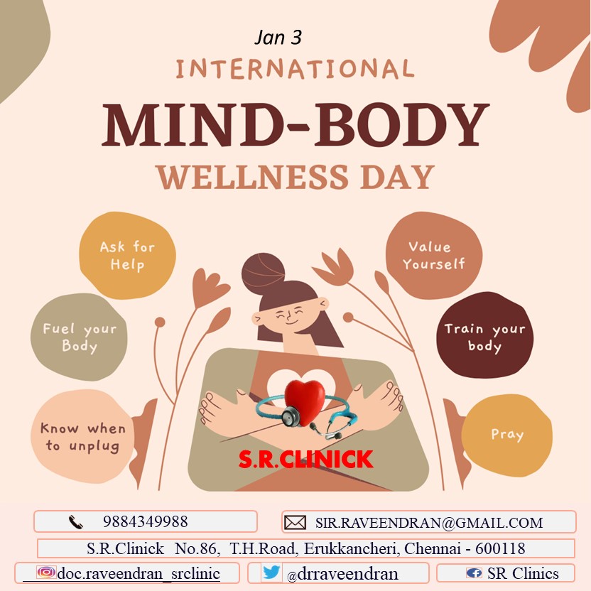 drraveendran's tweet photo. INTERNATIONAL MIND-BODY WELLNESS DAY, JAN 3.
#sexologistnearmeinchennai #sexologistinchennai #sexologistnearme #sexdoctor #sexualhealth #sexologist #condomsexeducation #sexpowermedicine #bestsexmedicine #bestsexologist #sexologisttamilnadu #erectile_dysfunction https://t.co/F7eRVGYjef