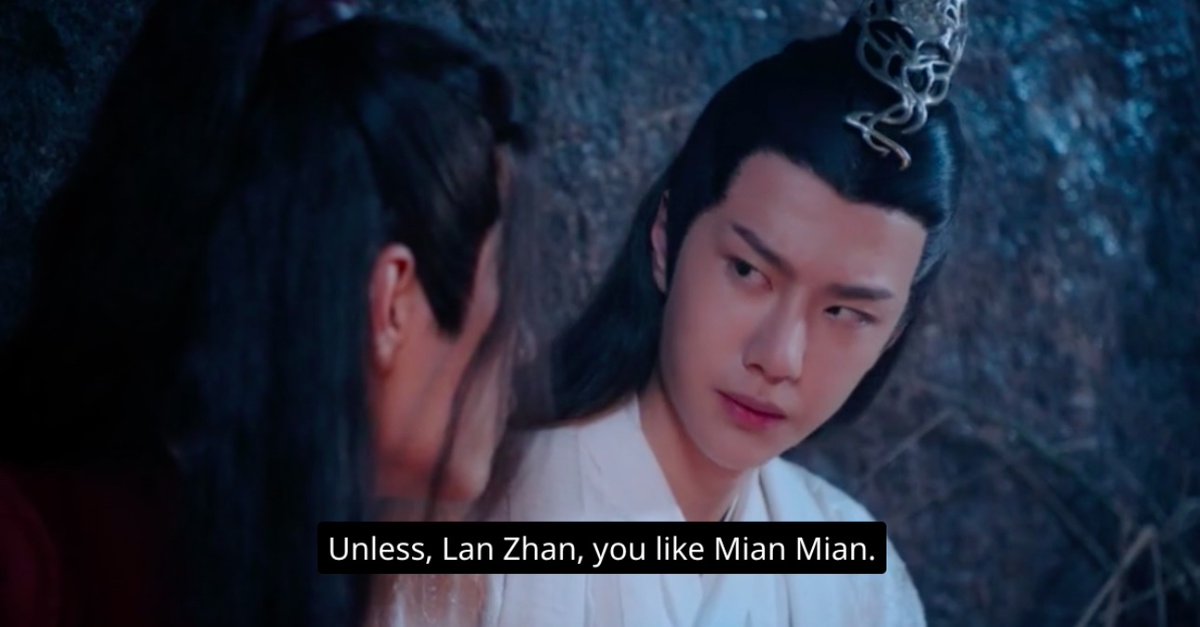wwxwashere's tweet photo. we talk about lwj never letting go of grief but i want him never letting go of really petty stupid shit

fifteen years into his happy and fulfilling marriage they are arguing and wwx goes LAN ZHAN I AM NEVER WRONG JUST TRUS-

lwj: yes well why don't i call my wife, mianmian https://t.co/ldvQosSdkG