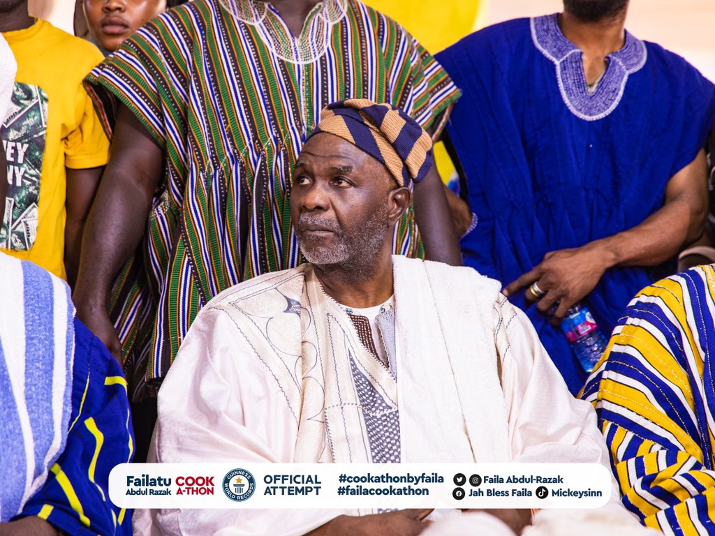 FailaAbdulRazak's tweet image. A tremendous honor to receive support from His Royal Majesty, the King of Dagbon, Yaa Naa Abubakari Mahama II. Yesterday, a heartfelt delegation represented his unwavering backing. Gratitude for the royal encouragement on this journey. #FAILACOOKATHON #cookathonbyfaila