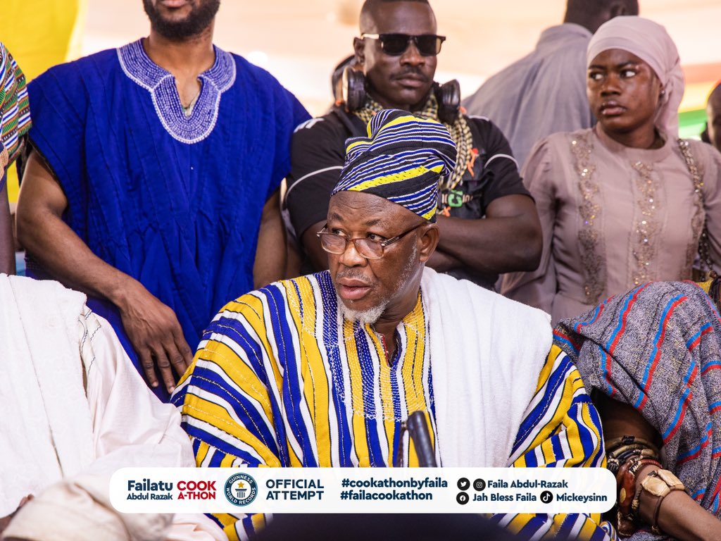 FailaAbdulRazak's tweet image. A tremendous honor to receive support from His Royal Majesty, the King of Dagbon, Yaa Naa Abubakari Mahama II. Yesterday, a heartfelt delegation represented his unwavering backing. Gratitude for the royal encouragement on this journey. #FAILACOOKATHON #cookathonbyfaila