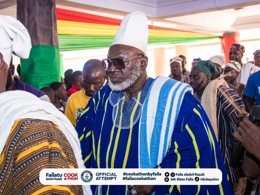 FailaAbdulRazak's tweet image. A tremendous honor to receive support from His Royal Majesty, the King of Dagbon, Yaa Naa Abubakari Mahama II. Yesterday, a heartfelt delegation represented his unwavering backing. Gratitude for the royal encouragement on this journey. #FAILACOOKATHON #cookathonbyfaila