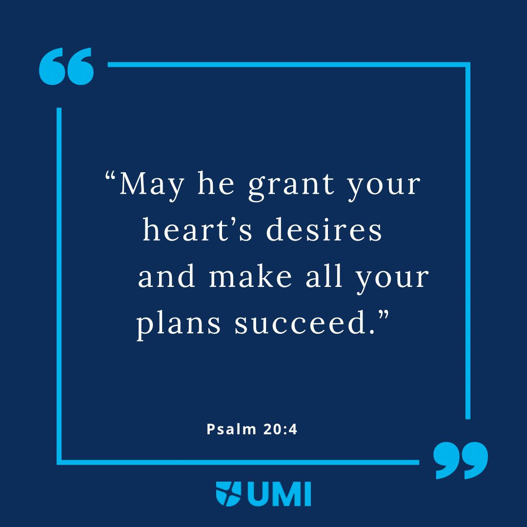 UMIChicago's tweet photo. Our prayer for you in 2024! “May he grant your heart’s desires and make all your plans succeed.” - Psalm 20:4 https://t.co/zUeM8CBmM0