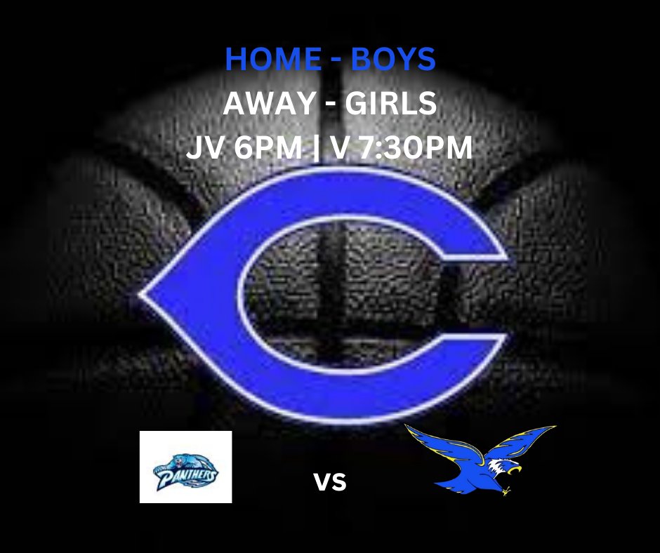 Good luck to our basketball teams tonight as they play Page County! Lady falcons are AWAY and our Boys are HOME.